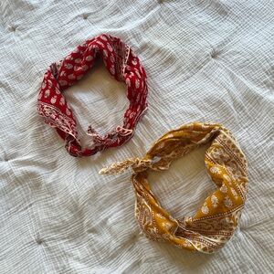 Madewell neck scarves or bandana